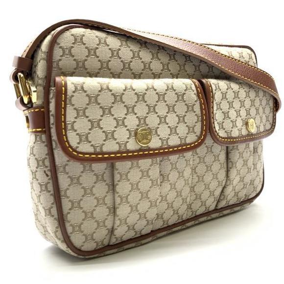 Celine Macadam Crossbody Pochette Beige - Picture 2 of 9